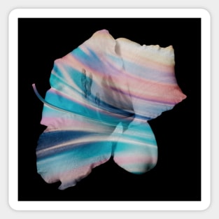 Holographic colors Flower Sticker